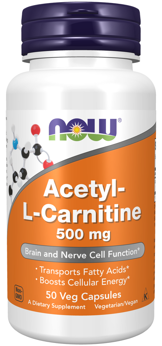 Acetyl-L Carnitine 500 mg   50 Vcaps