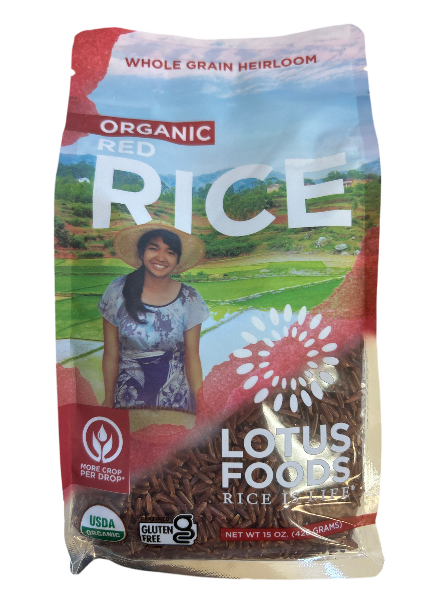 Organic Red Rice, 15 OZ