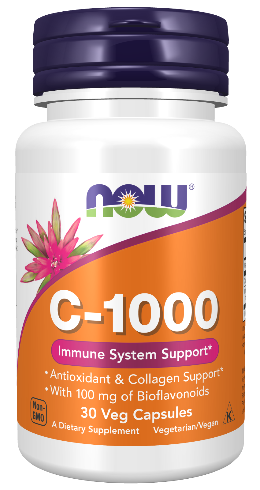 NOW Vitamin C-1000 - 30 Veg Capsules