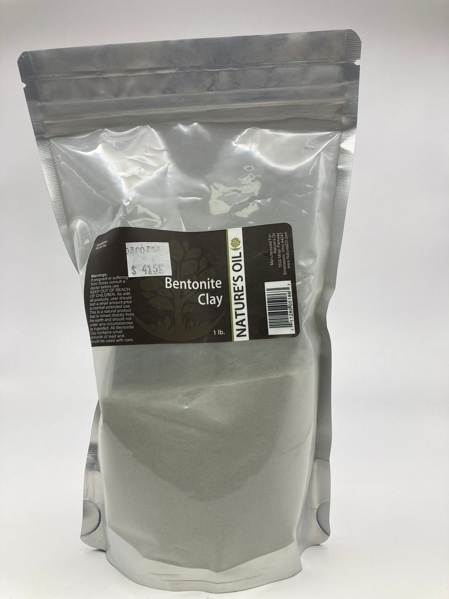 Bentonite clay 1 lb.