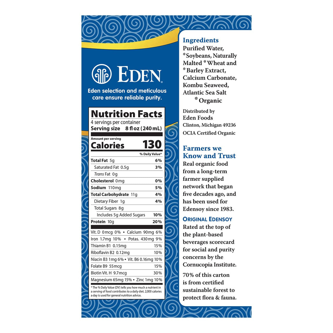 Original EdenSoy Organic Soymilk 32 fl oz