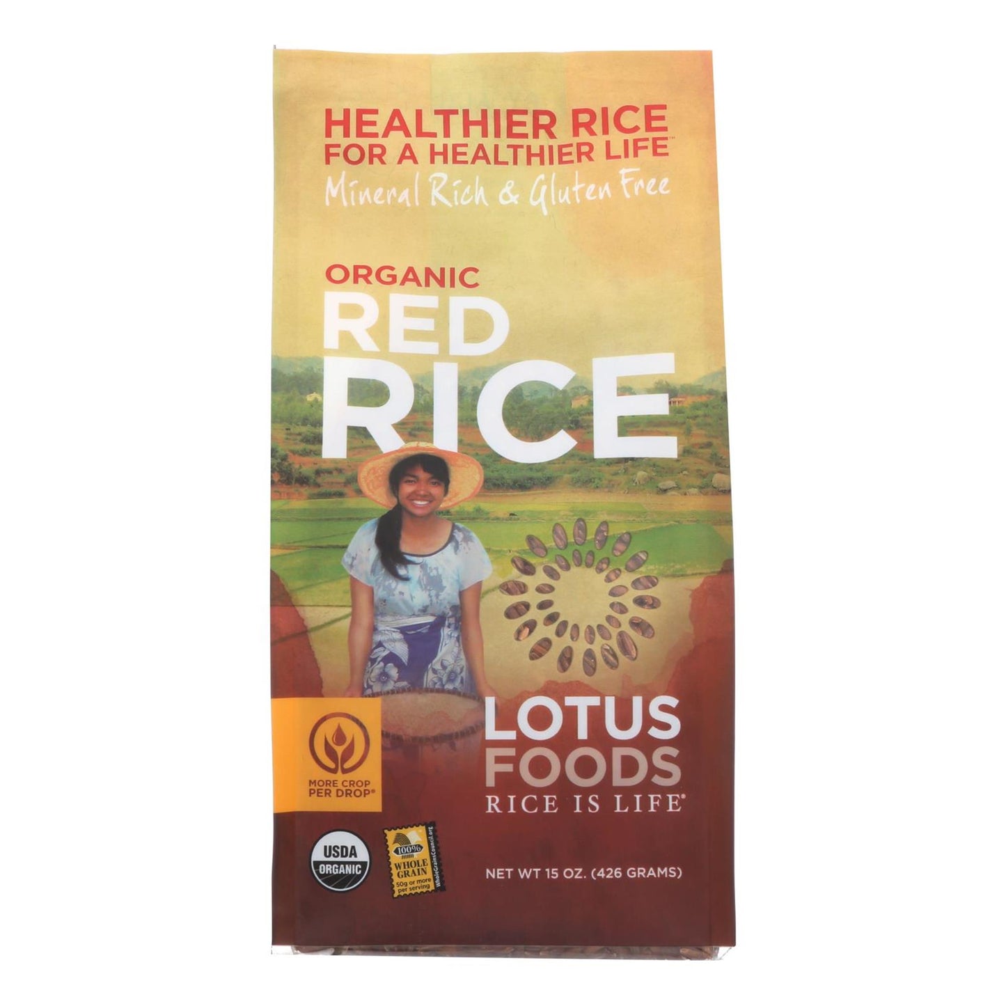 Organic Red Rice, 15 OZ
