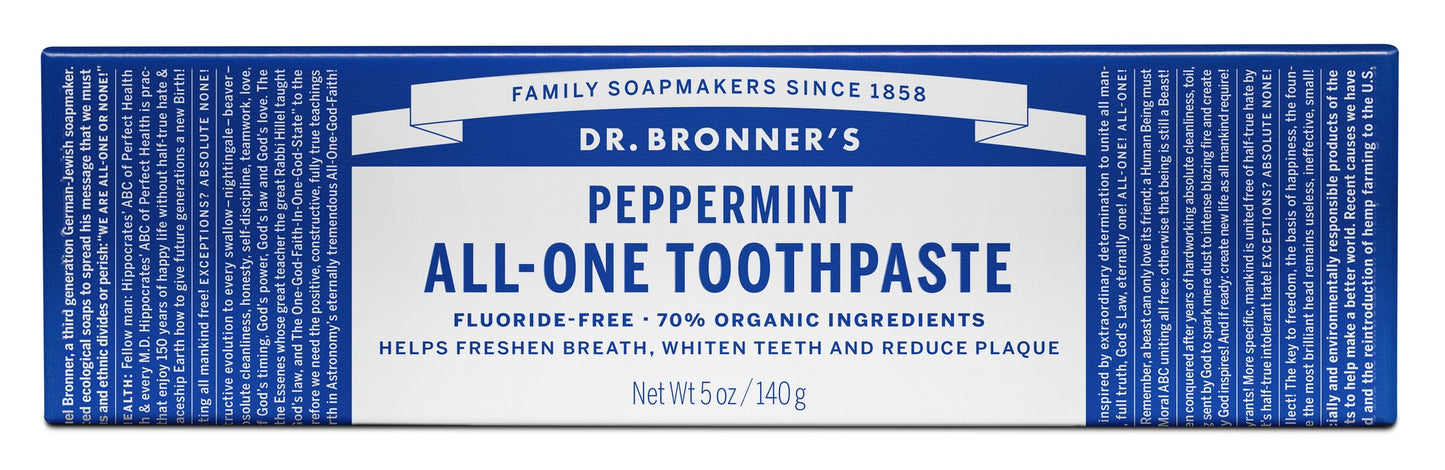 Dr. Bronner's Spearmint All-One Toothpaste 5 oz.