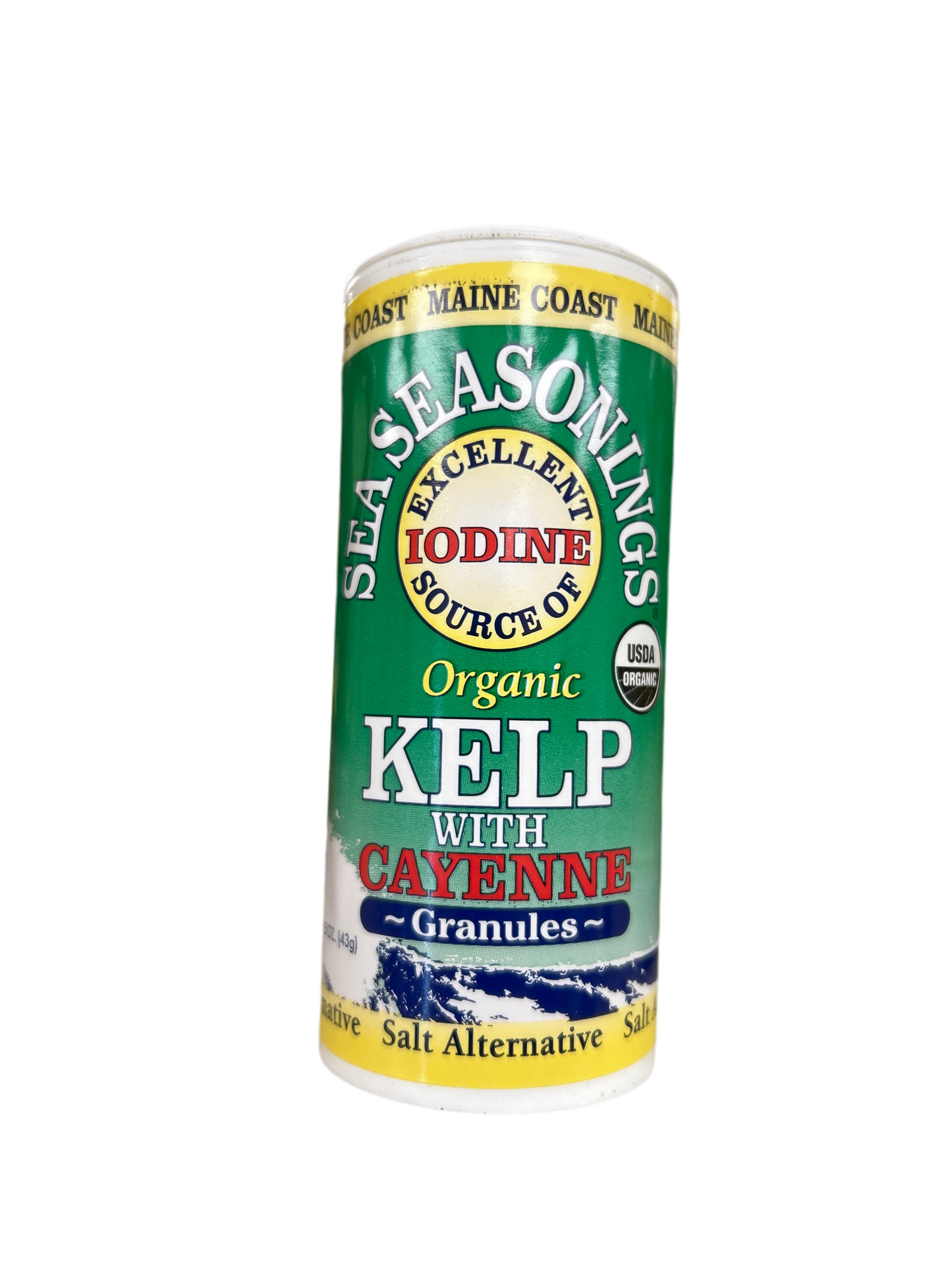 Maine Coast Organic Kelp Granules with Cayenne 1.5 oz.