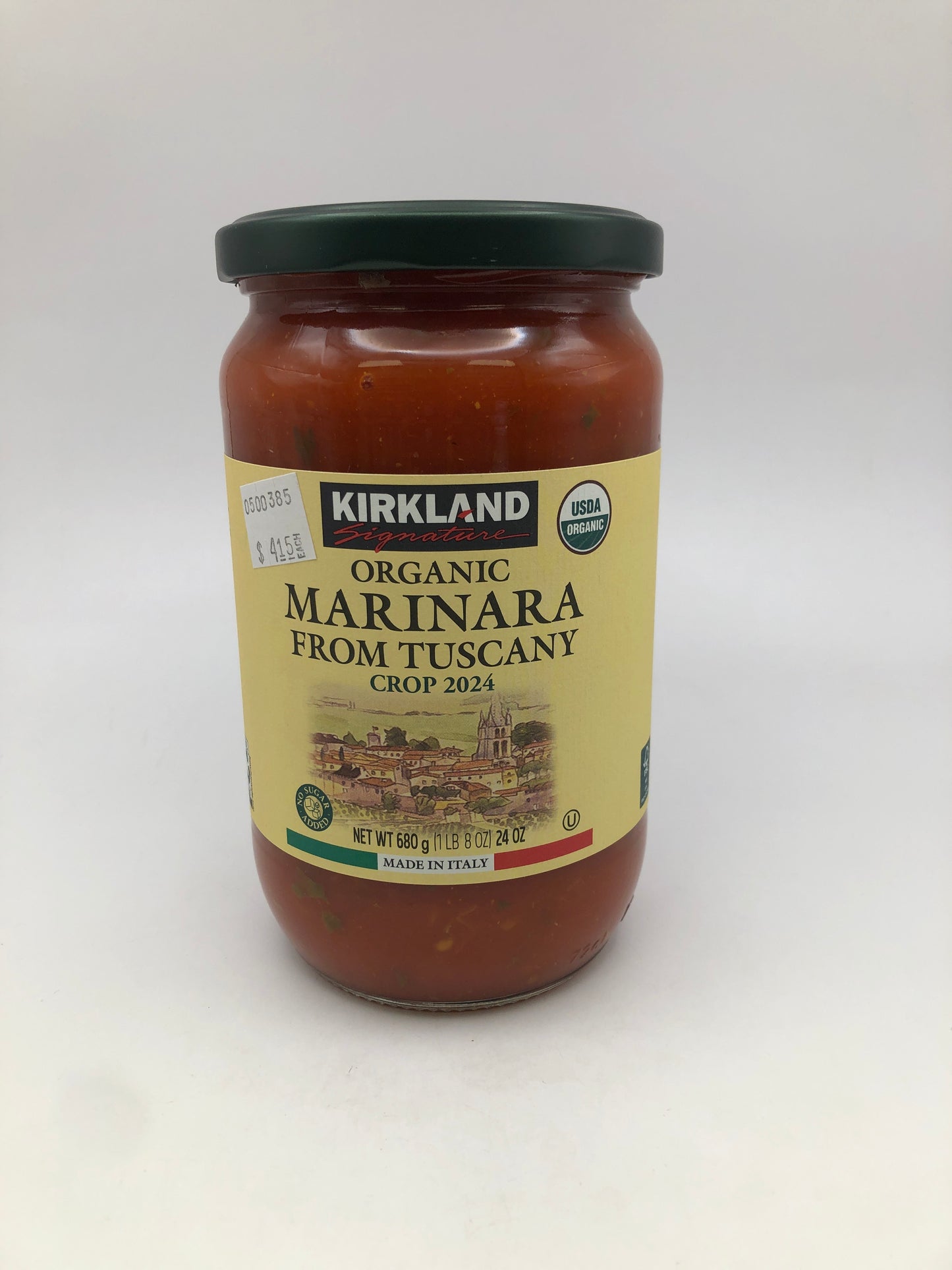 Kirkland Signature Organic Marinara from Tuscany Crop 2024 1 lb.8 oz.