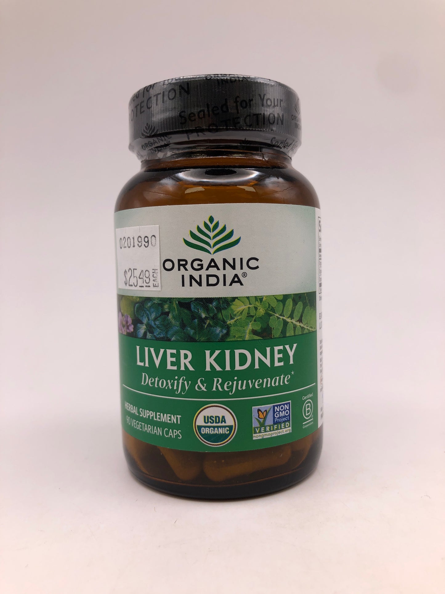 Organic India Liver Kidney detoxify & Rejuvenate 90 caps