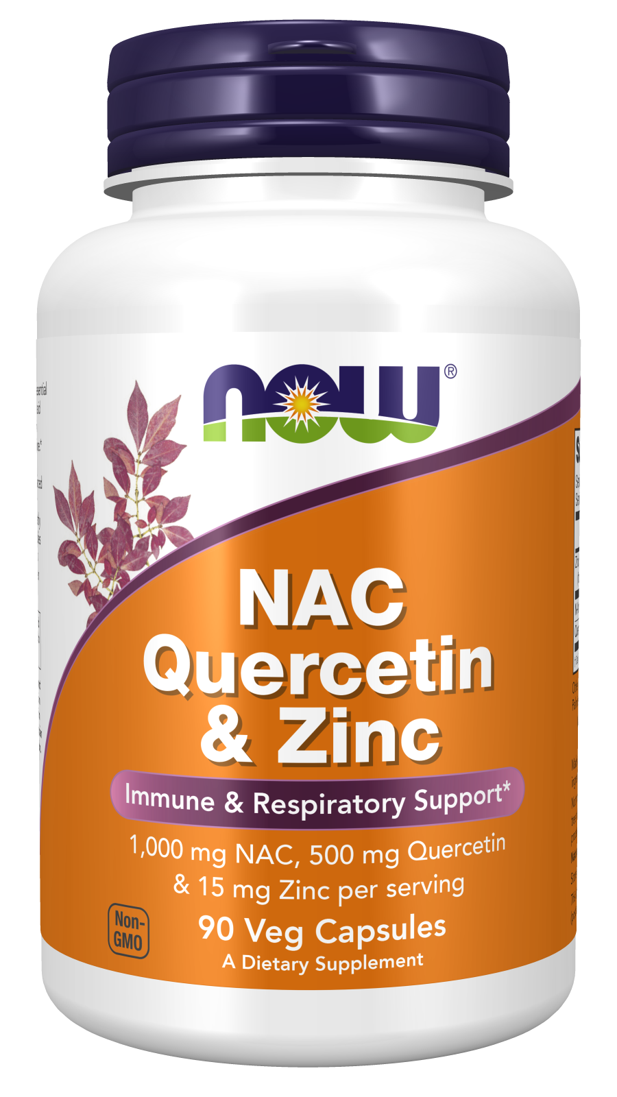 NOW NAC Quercetin & Zinc - 90 Veg Capsules