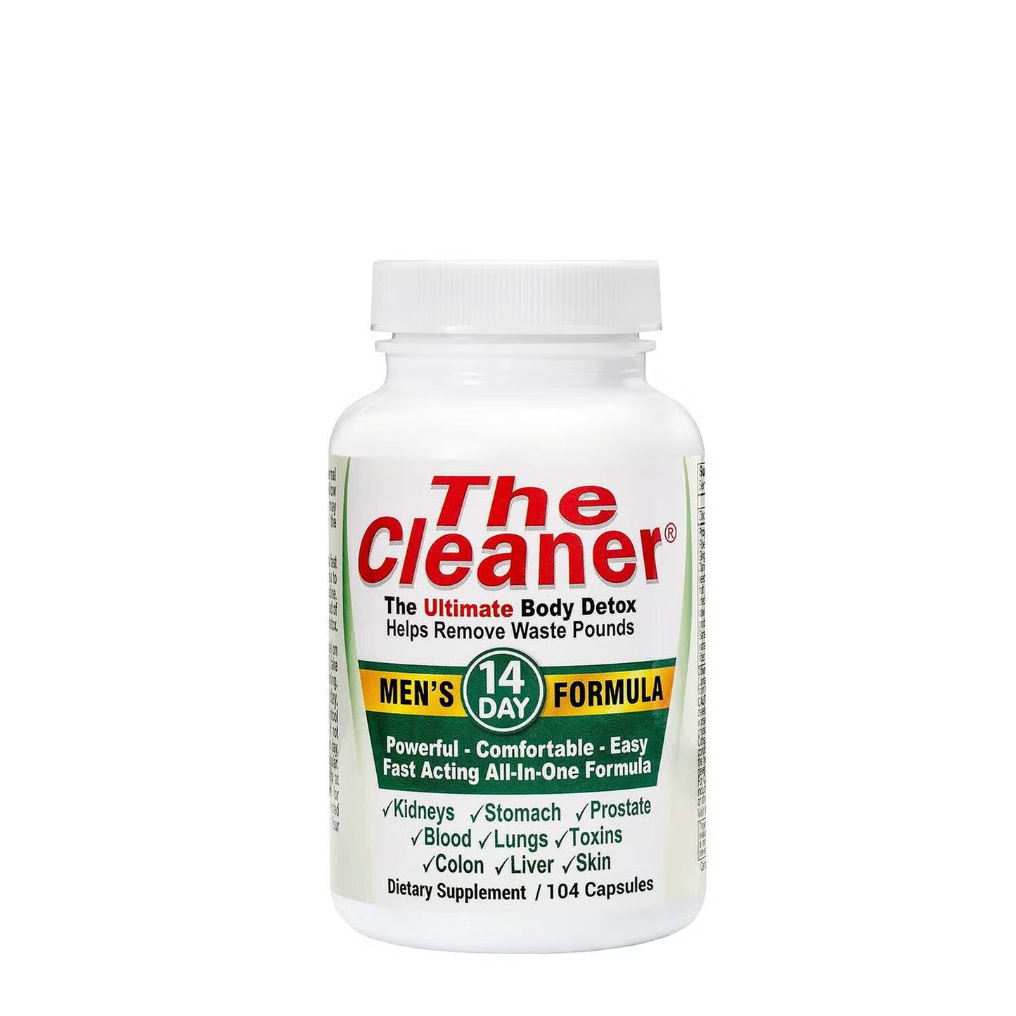The Cleaner 14 day Men’s Formula 104 Capsules