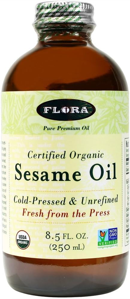 Flora Certified Organic Sesame Oil 8.5 fl. OZ.