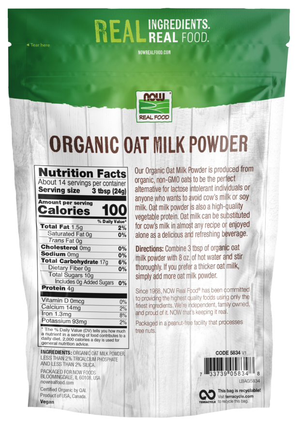 Organic Oat Milk Powder 12 oz