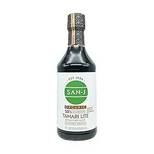 SAN-J Organic 50% Less Sodium Tamari Lite Brewed Soy Sauce