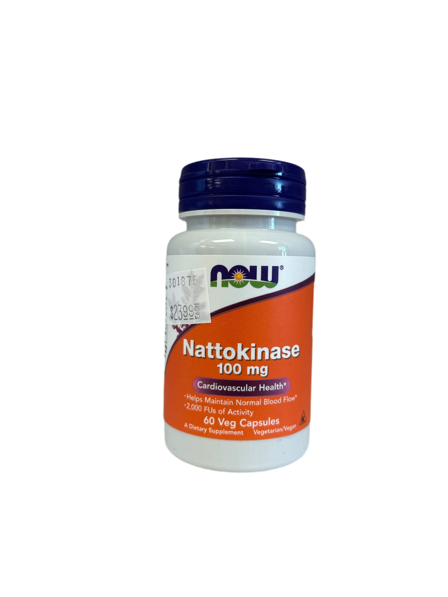 NOW Nattokinase Capsules 100 mg 60 Veg Capsules
