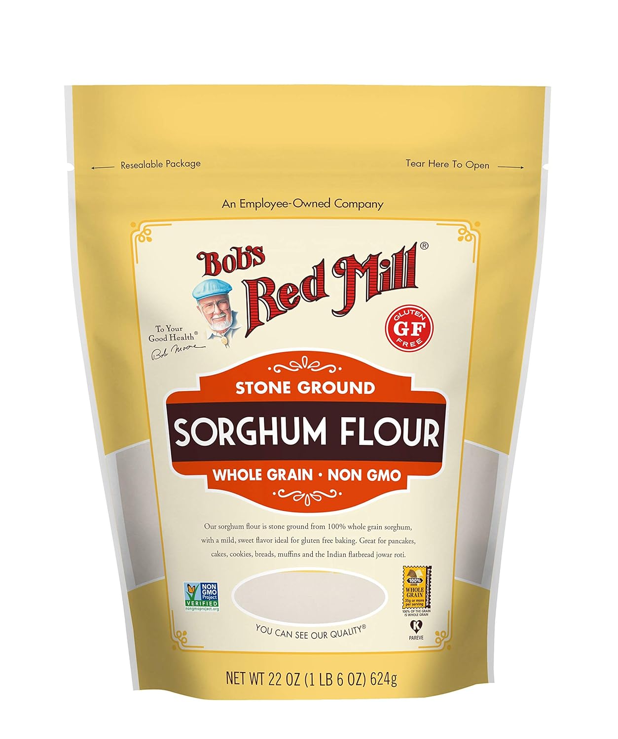 Stone Ground Sorghum Flour 22 oz