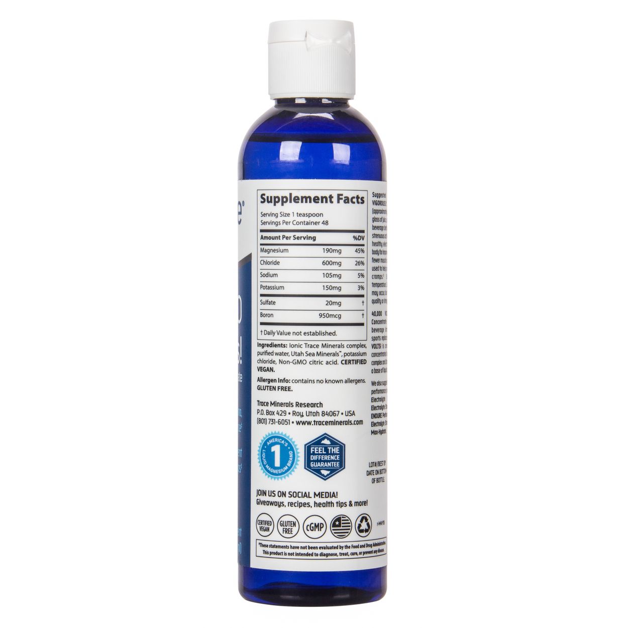 40,000 Volts Electrolyte Liq Conc 8 oz