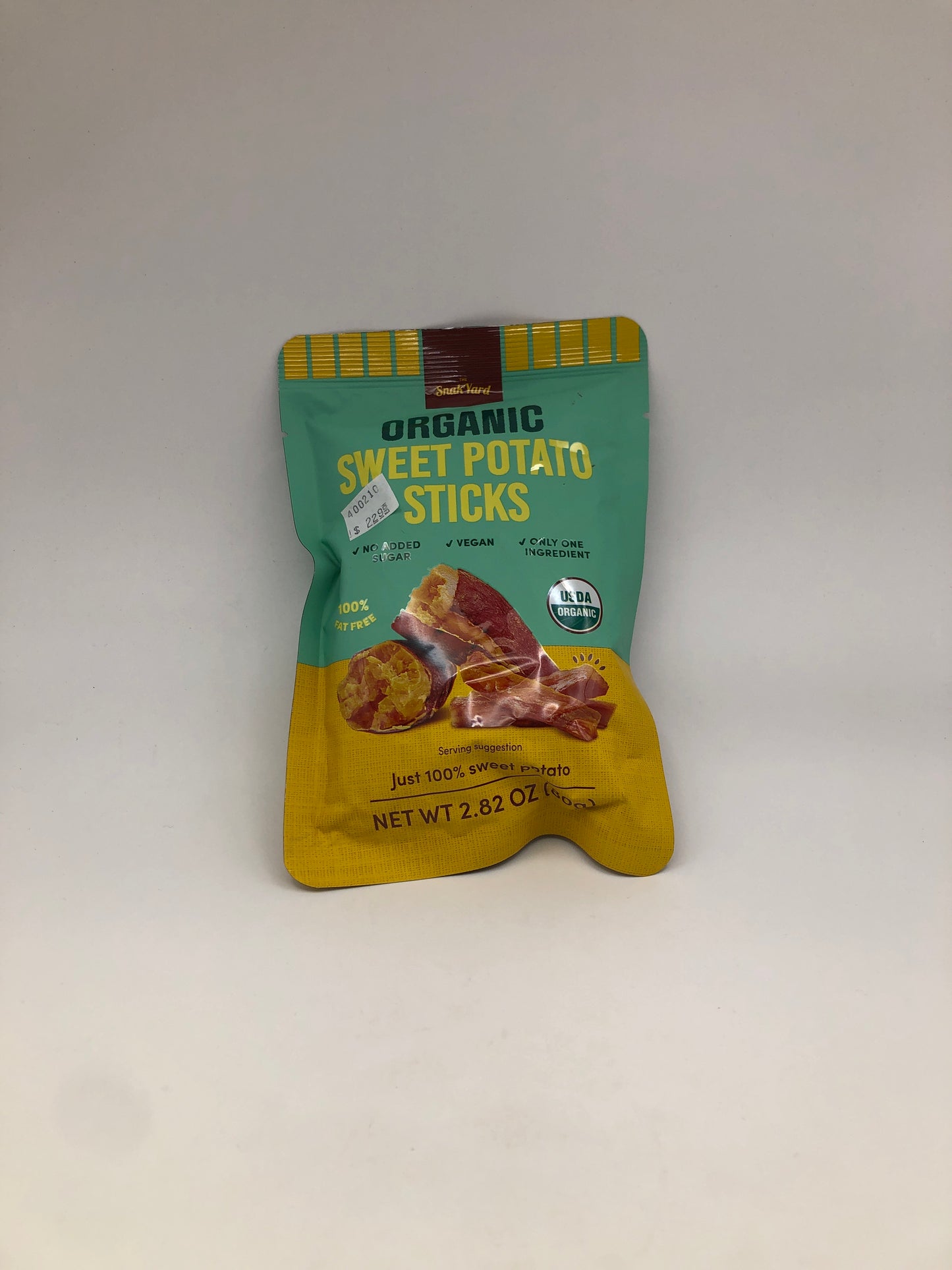 The Snakyard Organic Sweet Potato Sticks 2.82 oz.