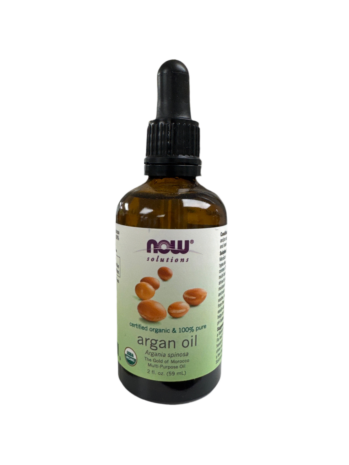 NOW Certified Organic Argan Oil 2 fl.oz.