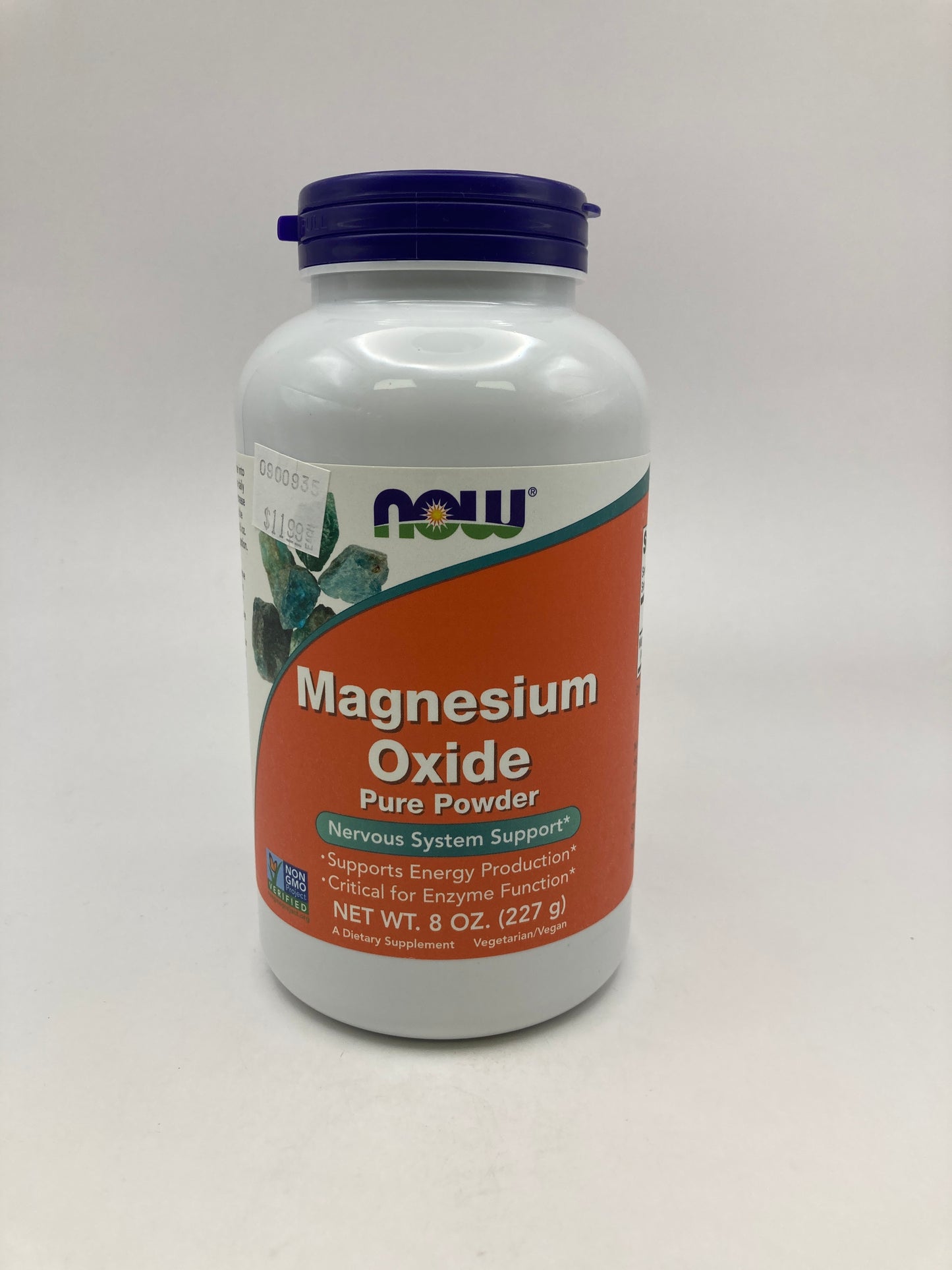 NOW Magnesium Oxide 8oz Pure Powder