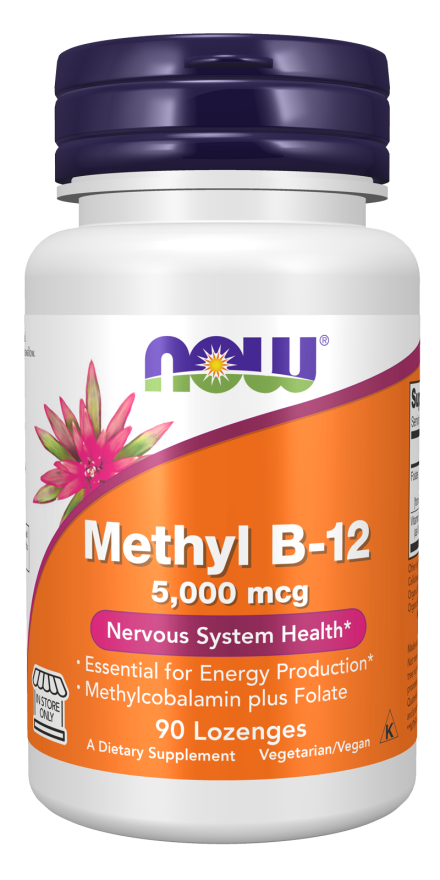Methyl B-12 5000 mcg, 90 Lozenges