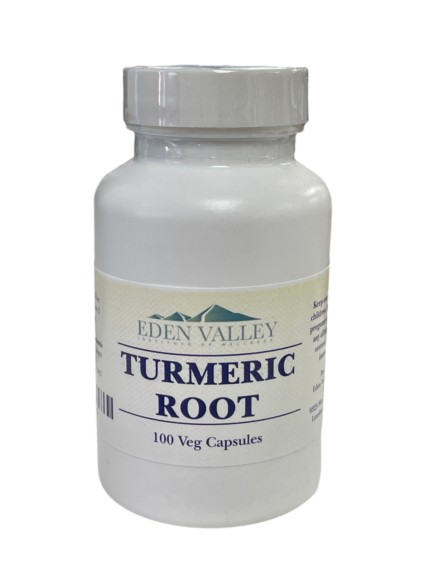 Eden Valley Turmeric Root* 100 Veg Capsules