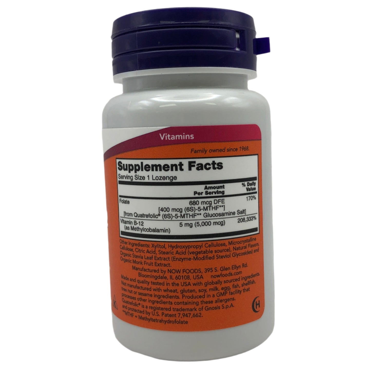 NOW Methyl B-12 5,000 mcg 90 Lozenges