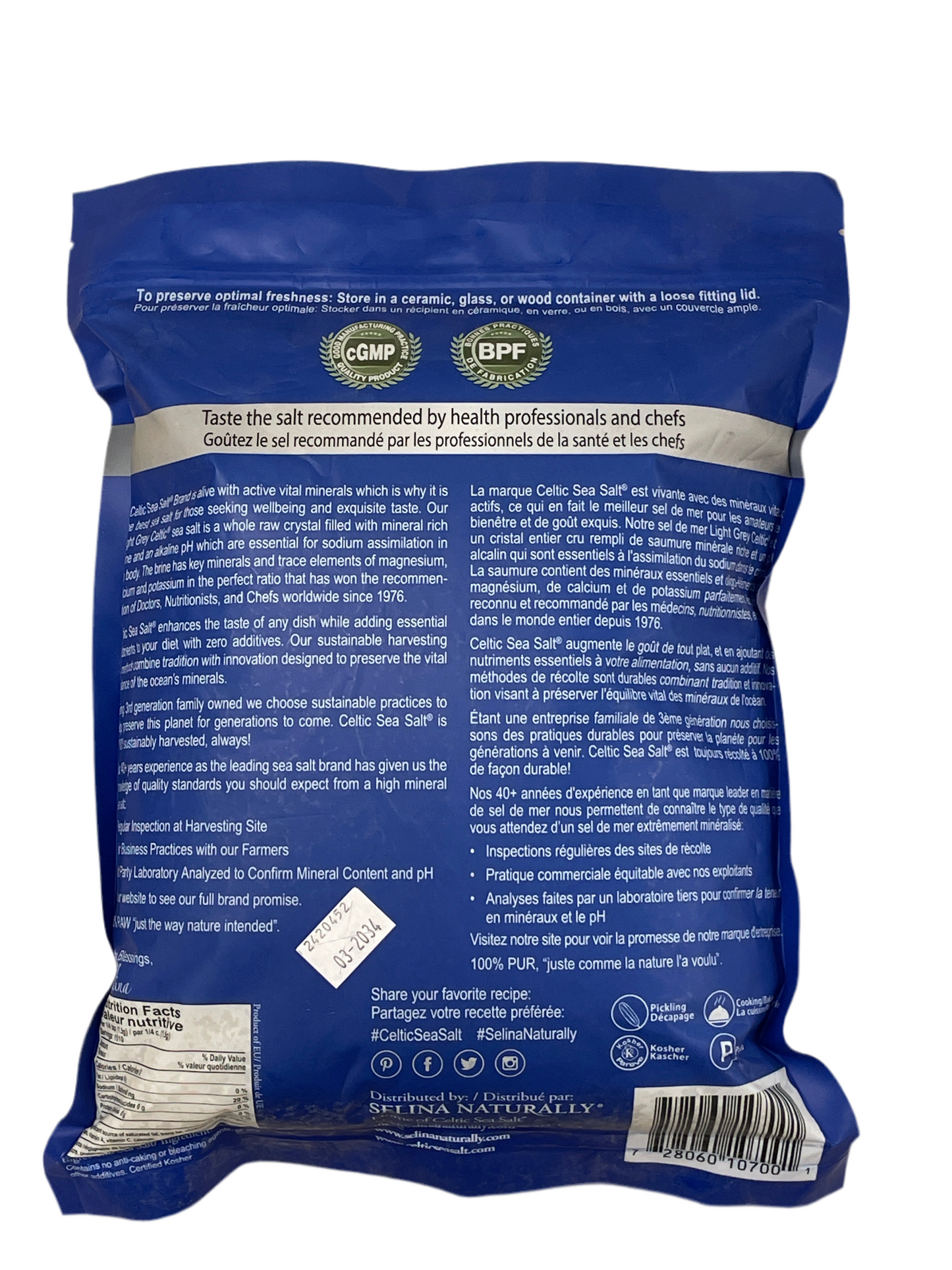 Celtic Sea Salt 5 lb