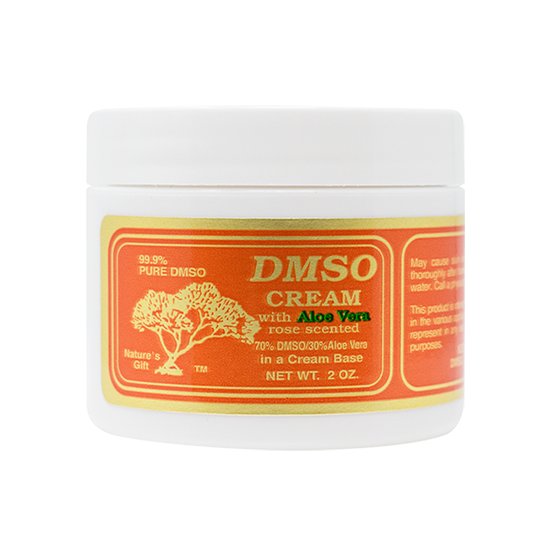DMSO Cream with Aloe Vera - Rose Scented 2oz
