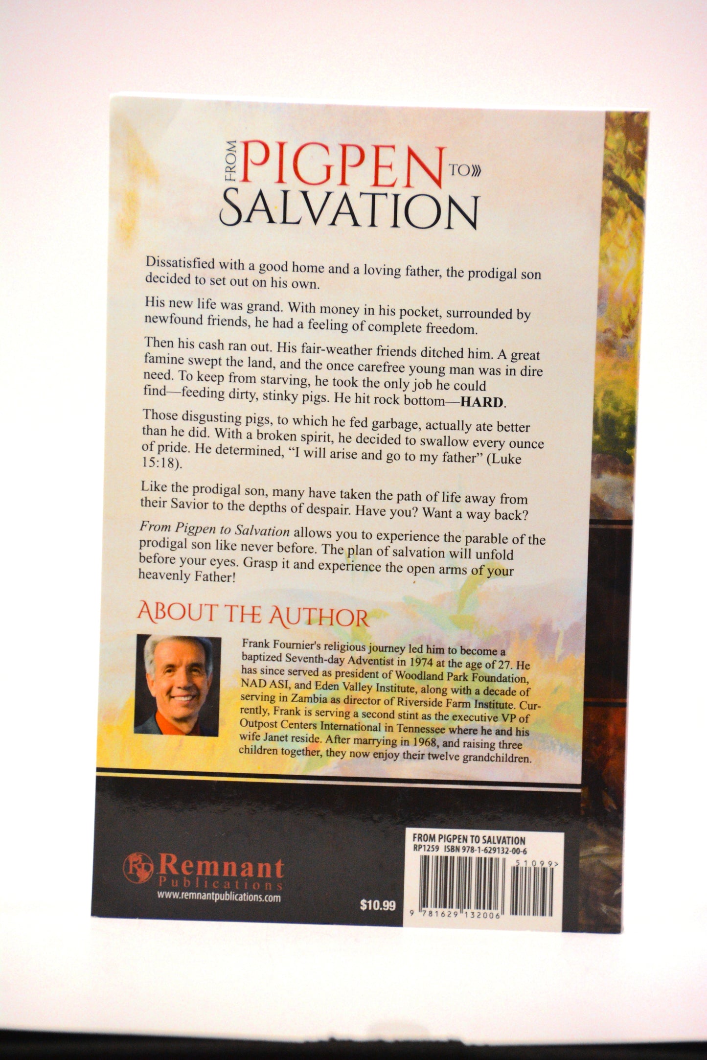 "From Pigpen to Salvation," by author Frank Fournier
