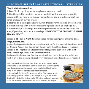 European Green Clay 5 lbs