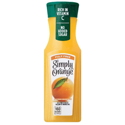 Simply Orange Pulp Free 11.5 fl oz