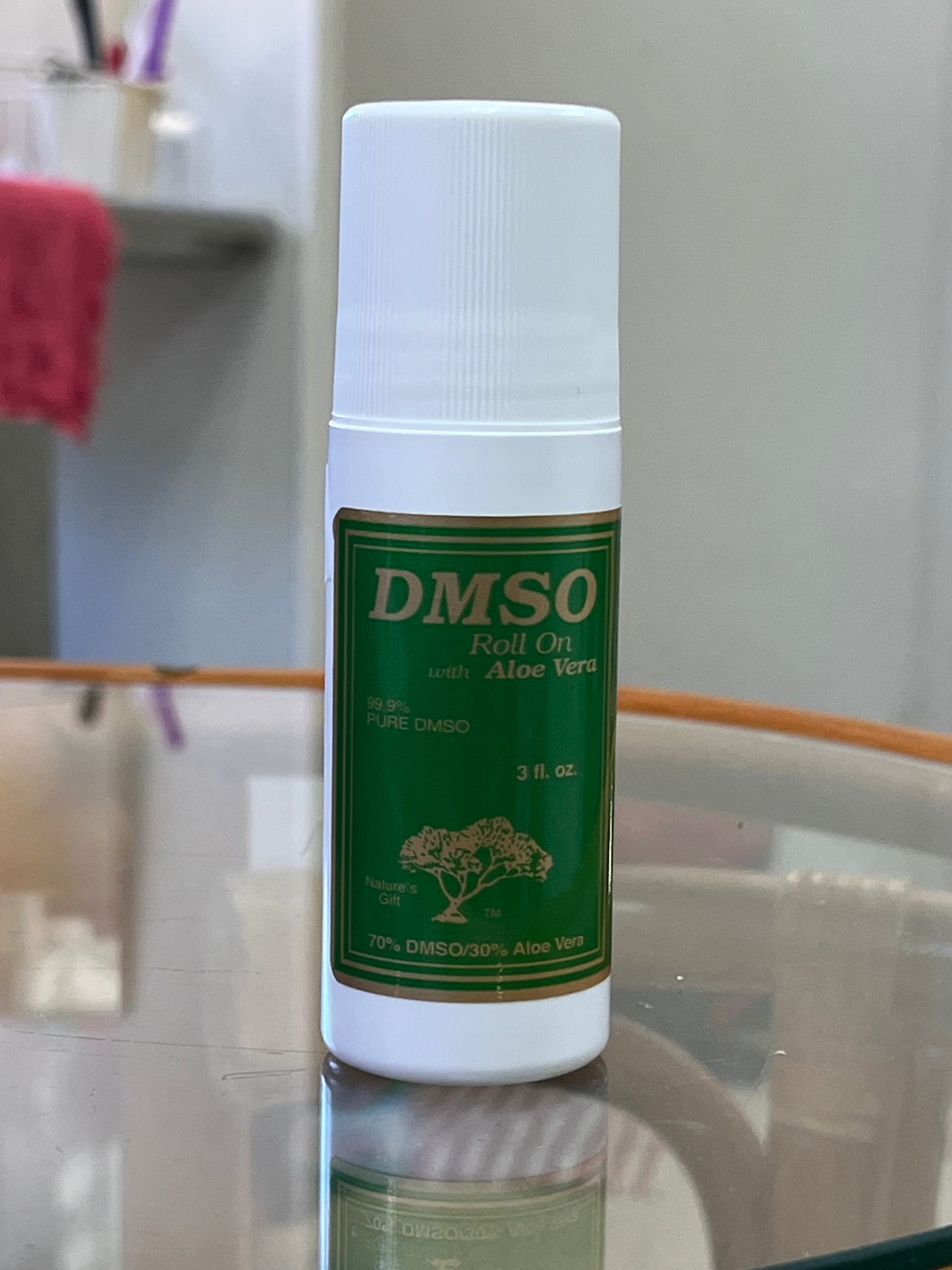 DMSO Roll On with Aloe vera, 3 fl. oz.
