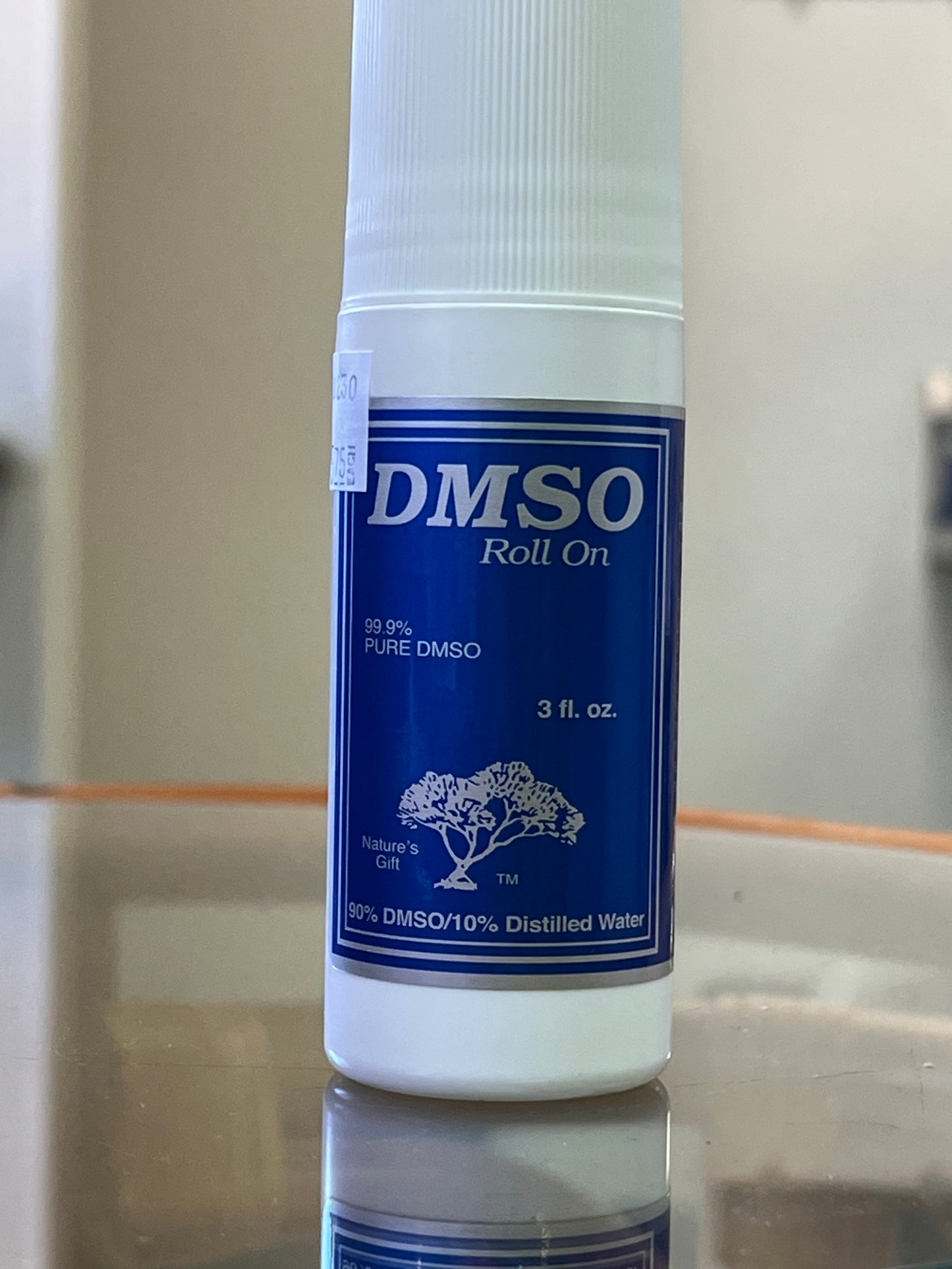 DMSO Roll On with Aloe vera, 3 fl. oz.
