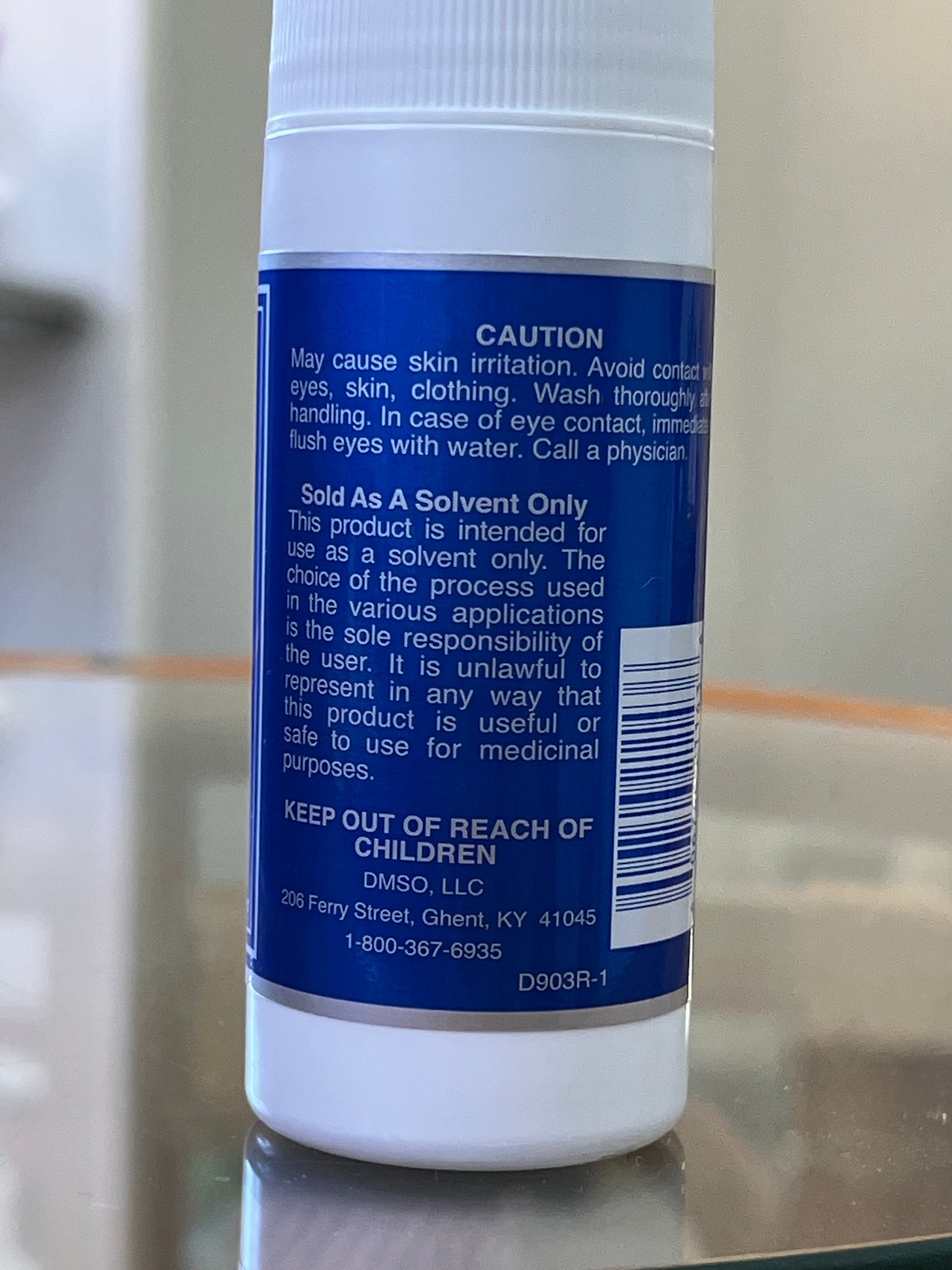 DMSO Roll On with Aloe vera, 3 fl. oz.