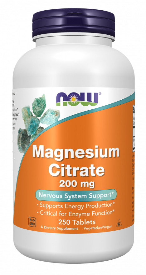 Magnesium Citrate 200mg, 250 Tablets