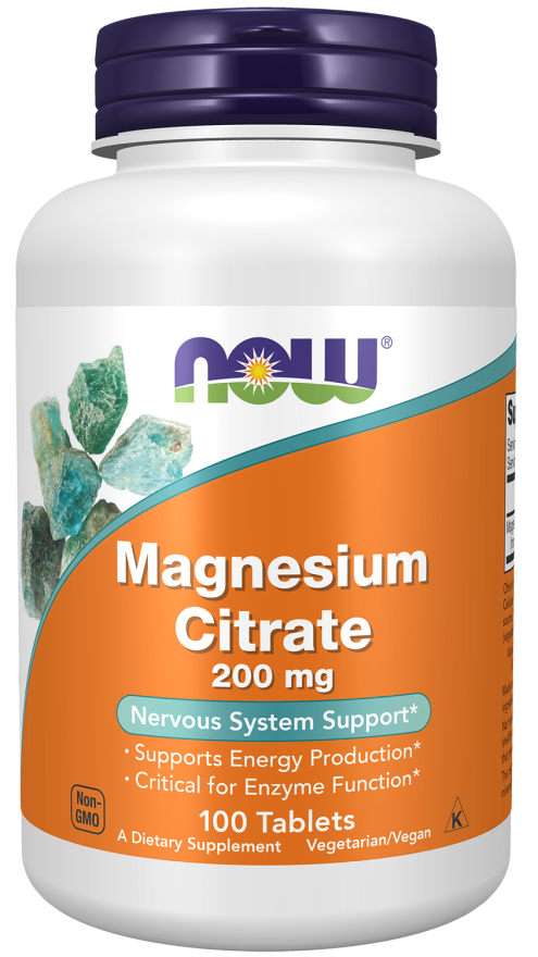 Magnesium Citrate 200mg, 100 Tablets