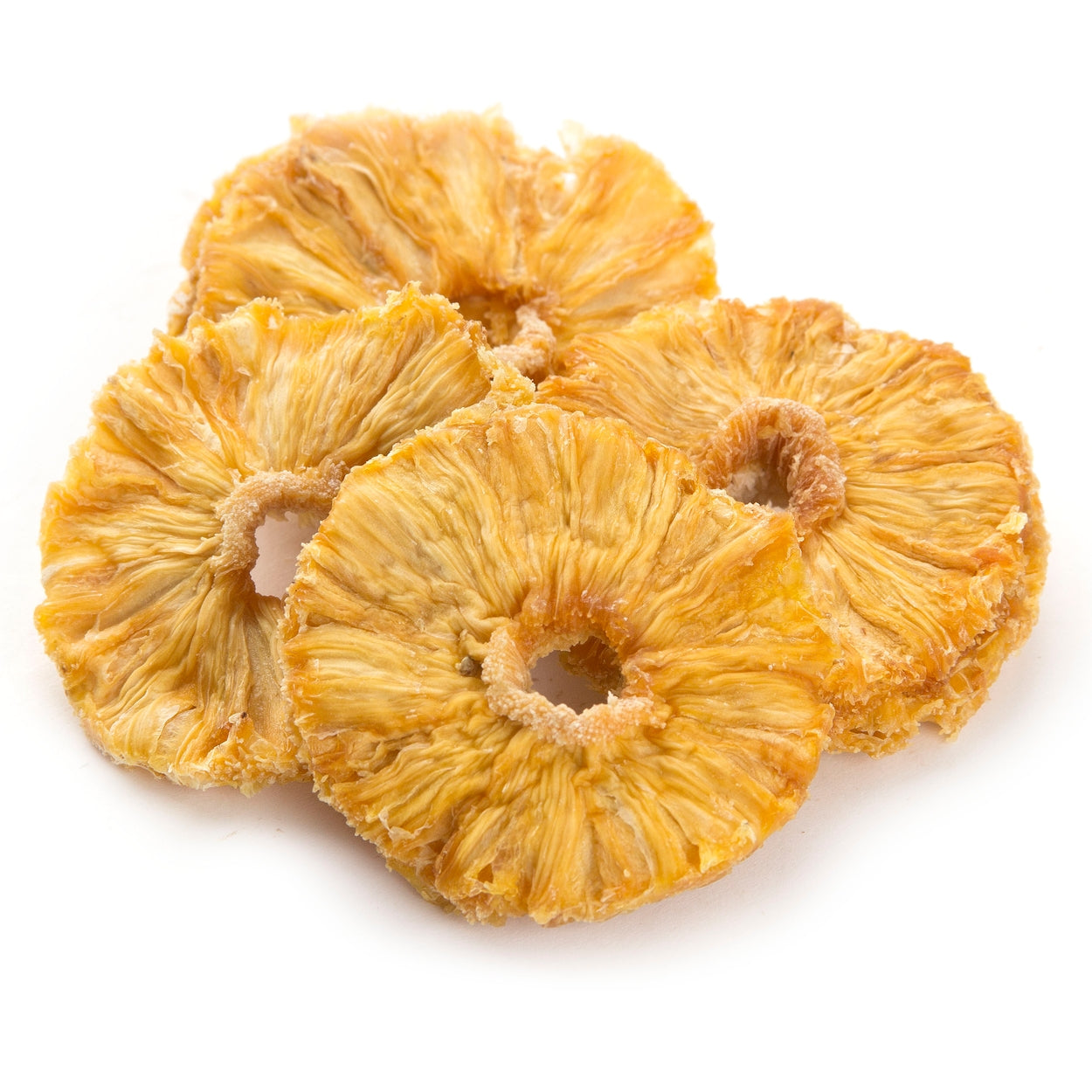 Unsulfured, Organic Pineapple Rings 1 lb.