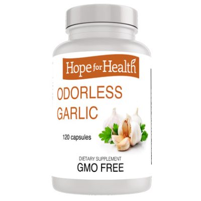 Hope for Health Odorless Garlic 120 Capsules