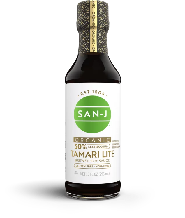 SAN-J Organic 50% Less Sodium Tamari Lite Brewed Soy Sauce
