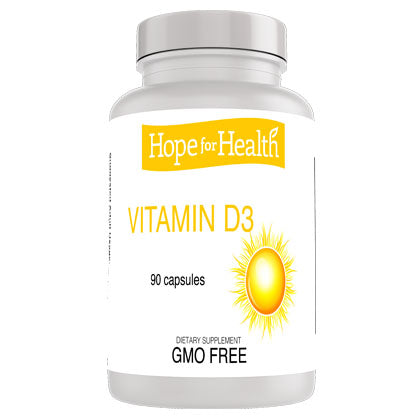 Hope for Health Vitamin D3 90 Capsules