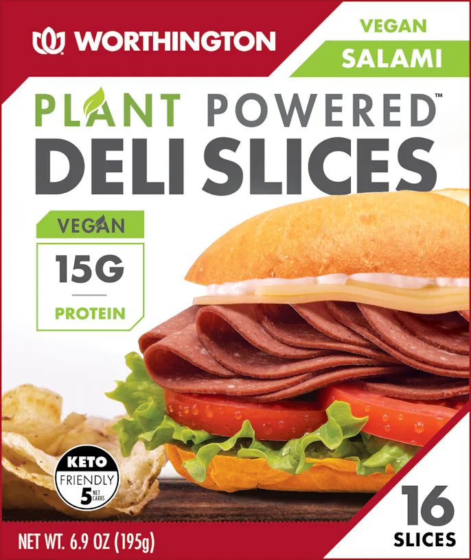 Worthington Vegan Deli Slices 6.9 oz
