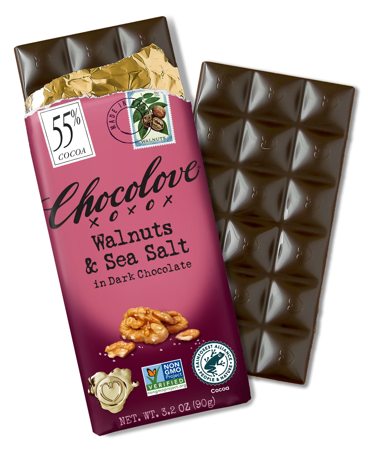 Walnut SSalt Choc Bar 3.2 oz