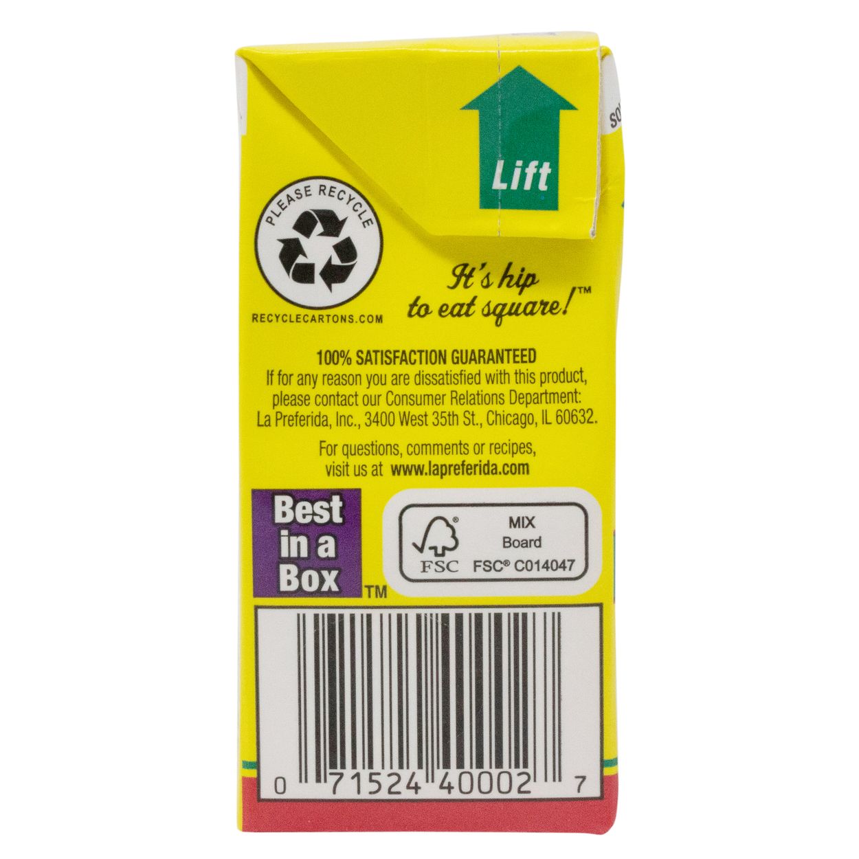 La Preferida Organic Enchilada Sauce 12 oz.