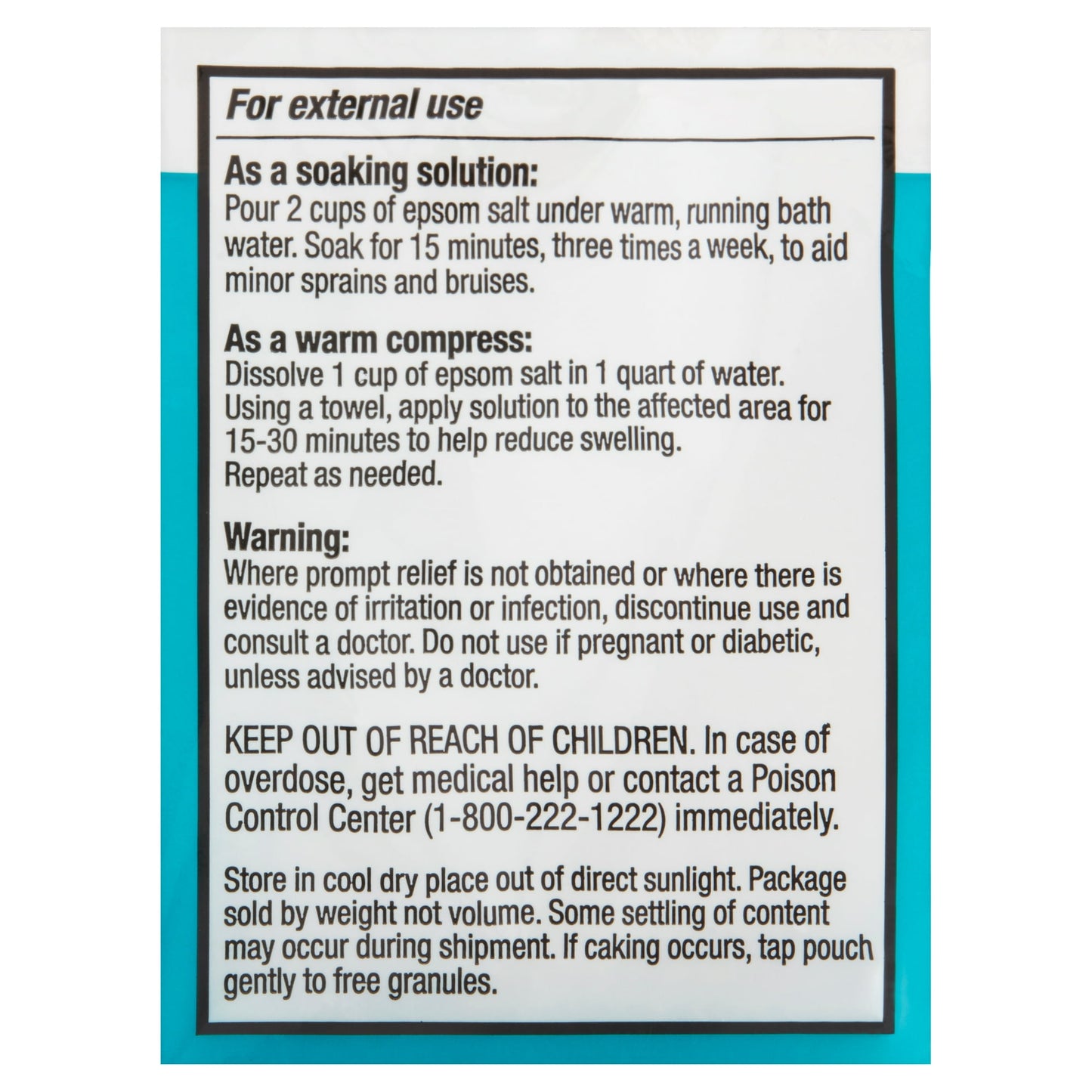 Equate Epsom Salt 8 lbs.