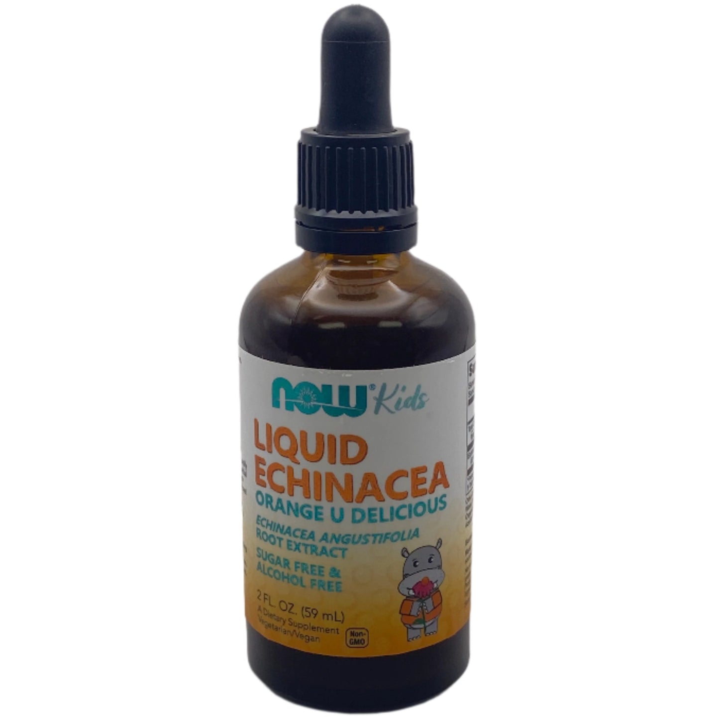 Bottle of Now Foods Liquid Echinacea on a white background