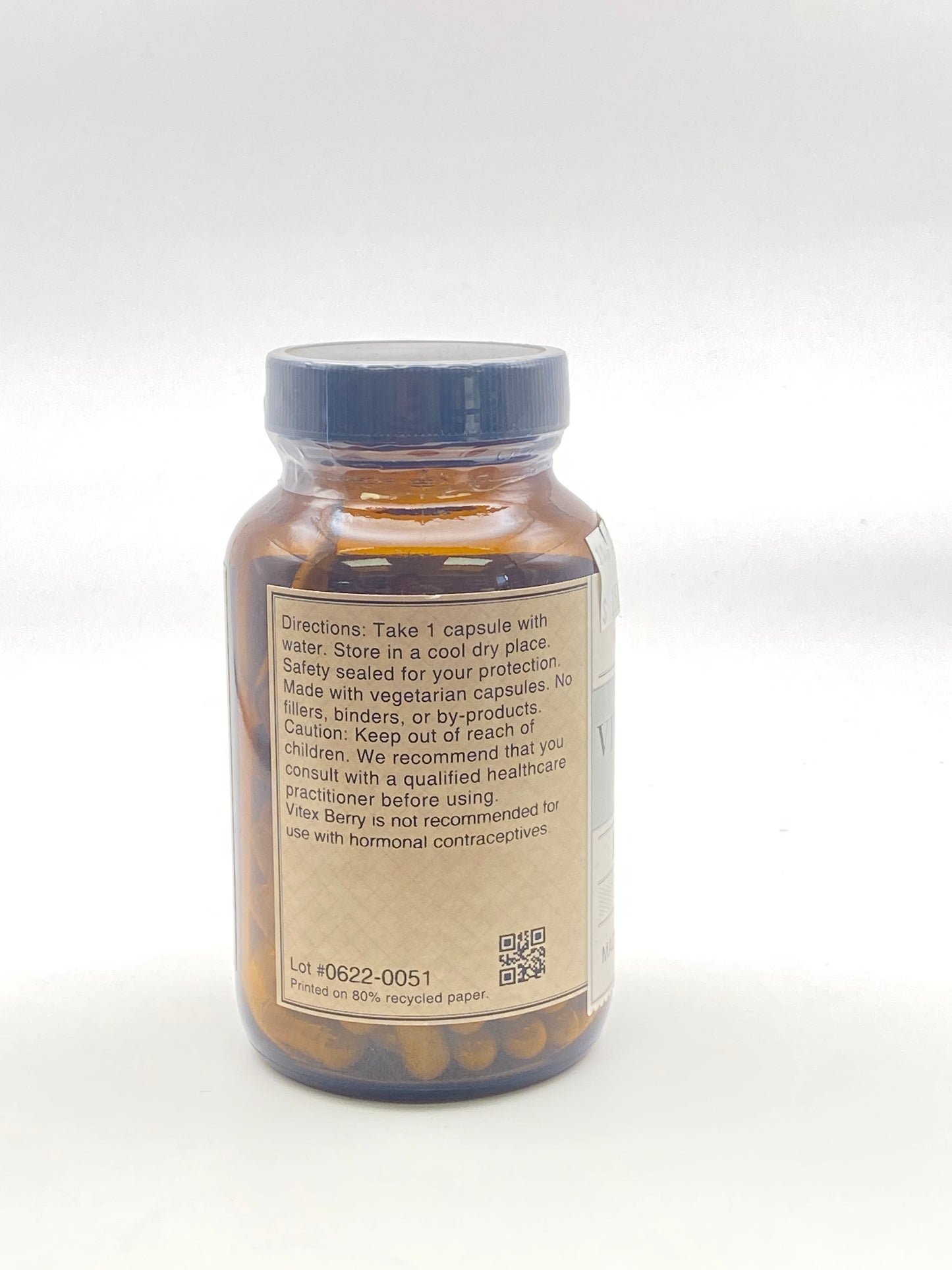 Mountain Rose Herbs Vitex Berry Herbal Supplement 100 Capsules