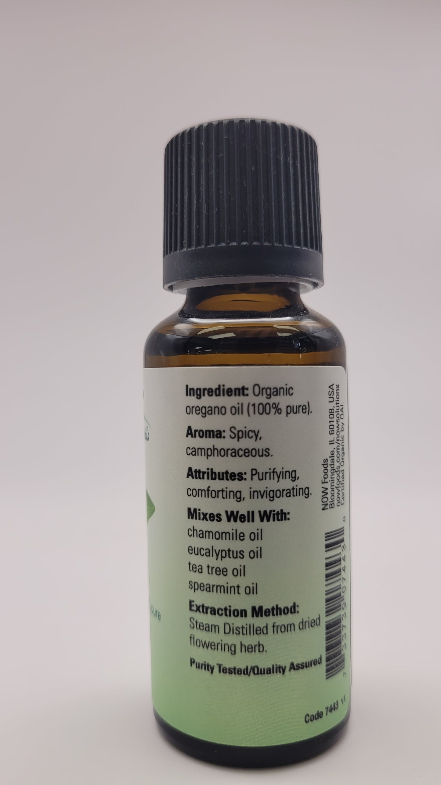 Cert Org Oregano 100% pure