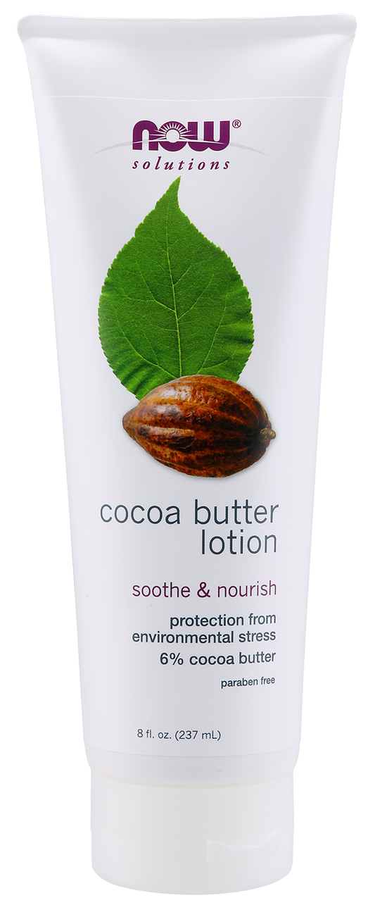 NOW Cocoa Butter Lotion 8 fl. oz.