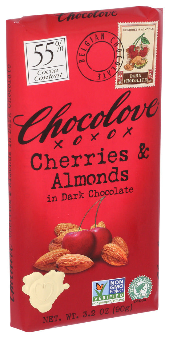 Cherries & Almonds Choc Bar 3.2 oz