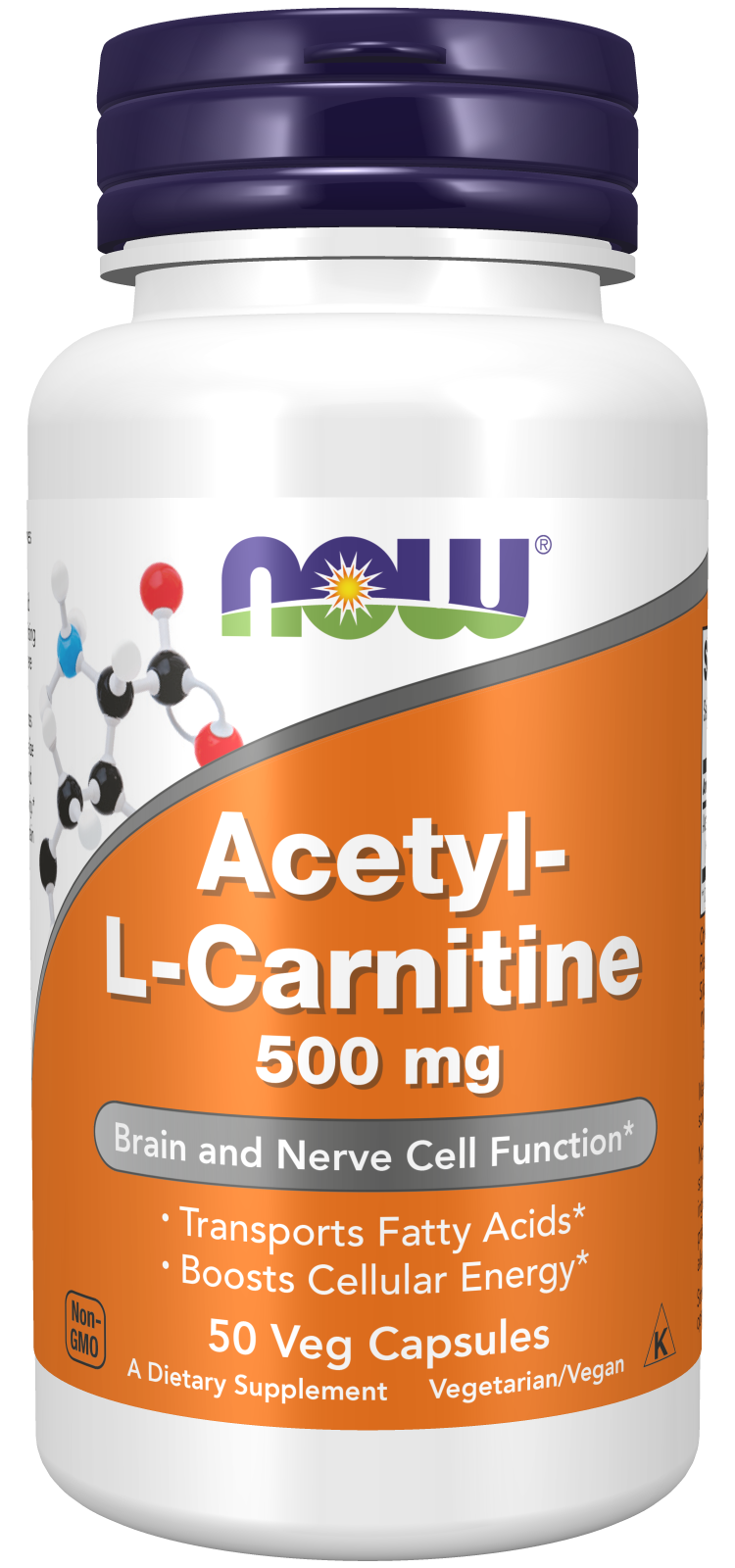 Acetyl-L Carnitine 500 mg   50 Vcaps