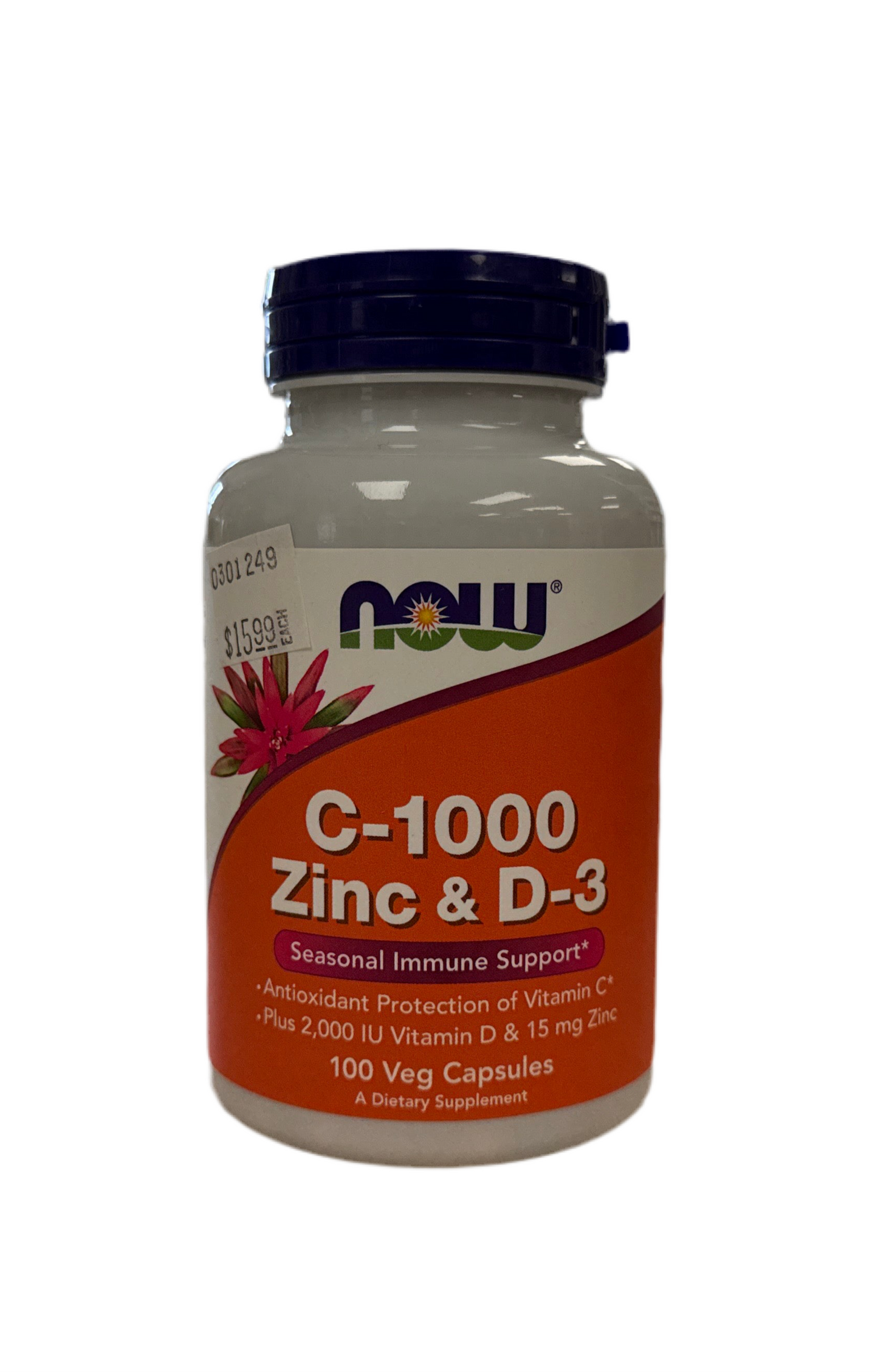 NOW C-1000 Zinc & D-3