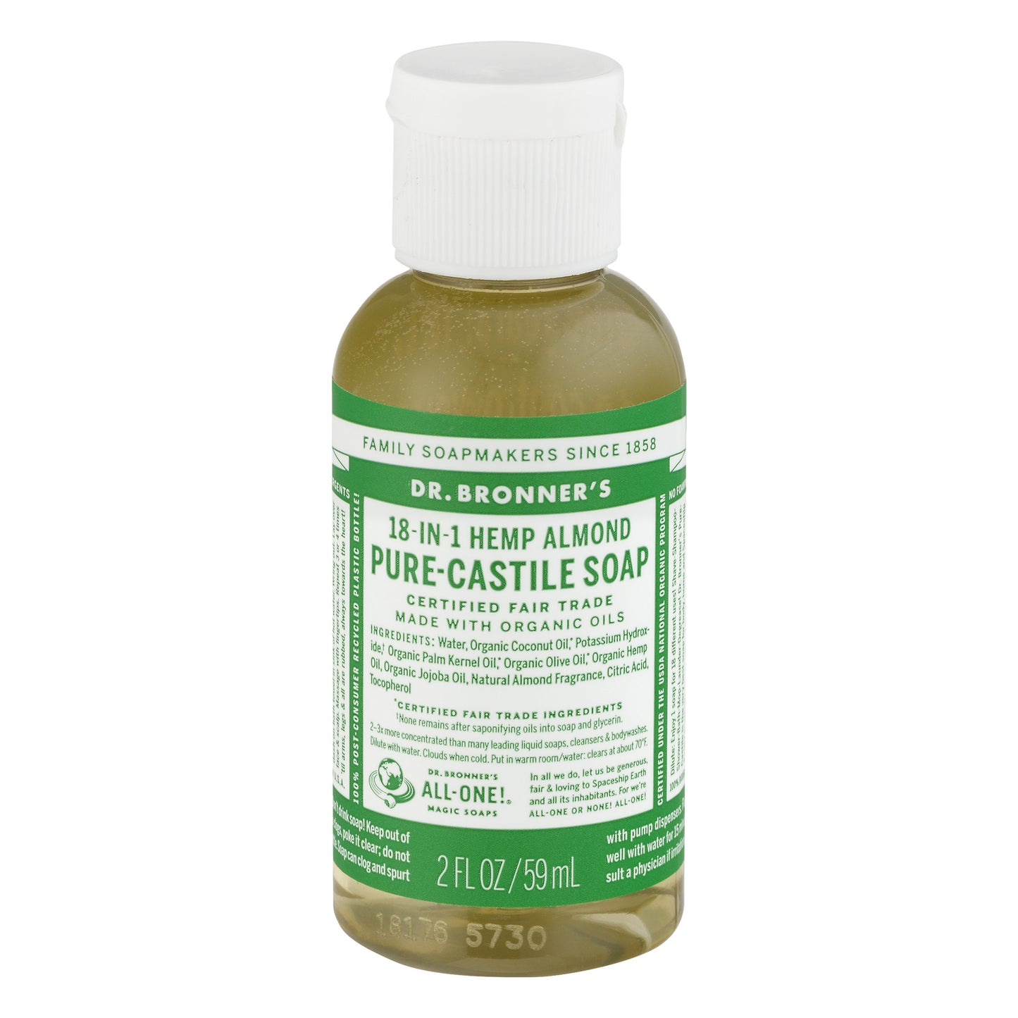 Dr. Bronner's ‐ 18-in-1 Pure-Castile Soap 2 oz.